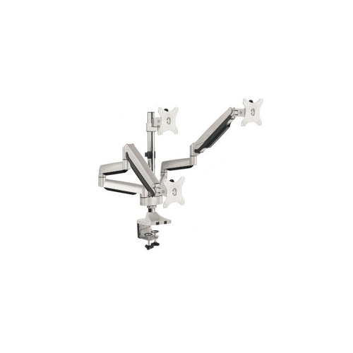 SIIG Triple Monitor Aluminum Gas Spring Desk Mount - Thumbnail 5