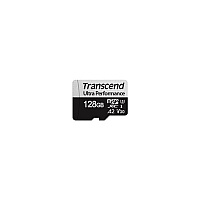 Transcend 128gb Microsd W/ Adapter Uhsi U3 A2 Ultra Performance (TS128GUSD340S)