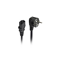 Monoprice Power Cord - Cee 7/7 "schuko" (europe) To Iec 60320 C13_ 18awg_ 5a/1250w_ 250v_ 3-prong_ Black_ 3ft (42094)