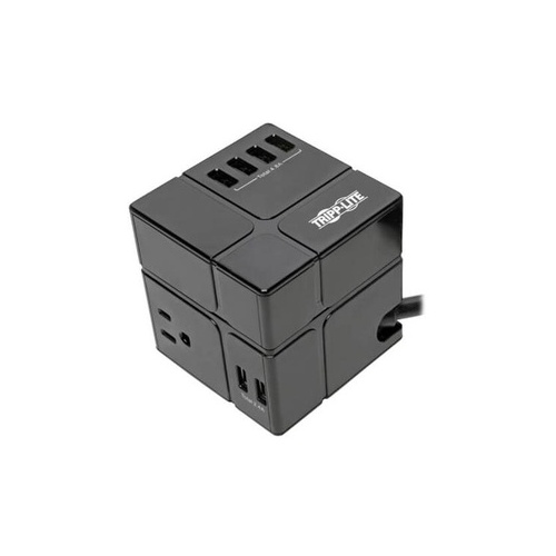 Tripp Lite Safe-it Cube Surge Protector 3-out 6 Usb (TLP368CUBEUAM)