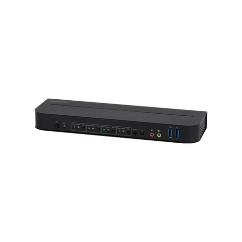 Monoprice Blackbird 4k Displayport 1.4 Usb 3.0 4x1 Kvm Switch_ 4k@60hz_ Hdr_ Ycbcr 4:4:4_ Hdcp 2.2 (42646)