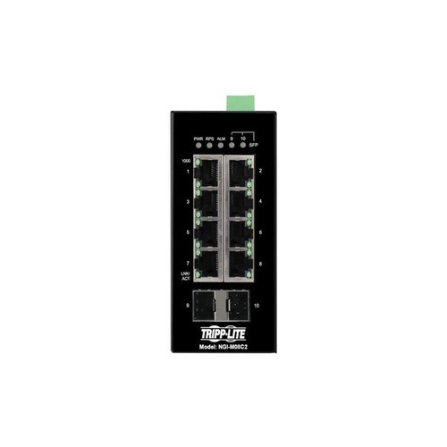 Tripp Lite Industrial Gbe Switch 8port Managed 2sfp (NGIM08C2)