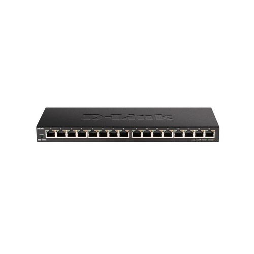 D-Link 16-port Gigabit Unmanaged Metal Desktop (DGS1016S)