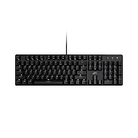 Monoprice Workstream By Mechanical Keyboard With Kailh Box Brown Switches - Backlit_ Aluminum Top Plate_ 80 Million Keystrokes (42111)