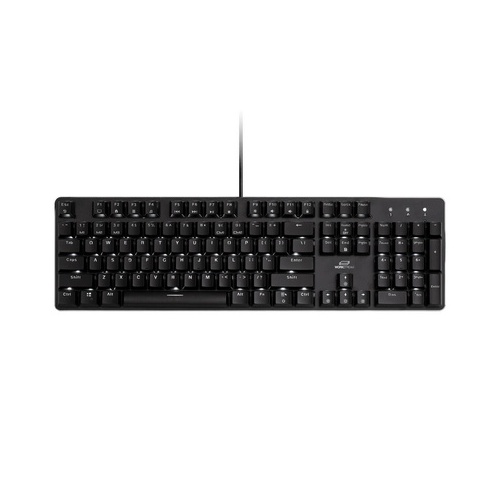 Monoprice Workstream By Mechanical Keyboard With Kailh Box Brown Switches - Backlit_ Aluminum Top Plate_ 80 Million Keystrokes (42111)