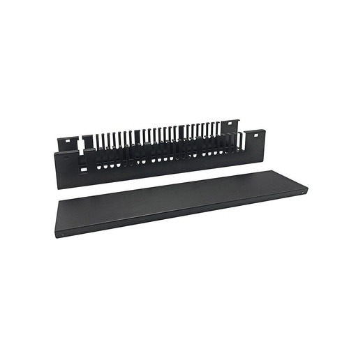 Monoprice 2u 19in Metal Rackmount Cable Management Panel (42827)