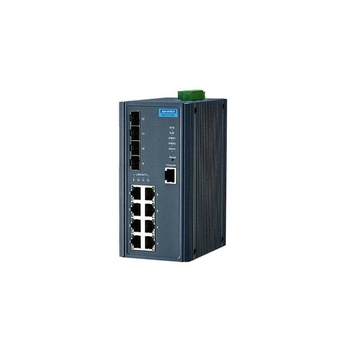 B+B Smartworx 8fe + 4sfp Port Managed Ethernet Switch (EKI7712E4FAE)