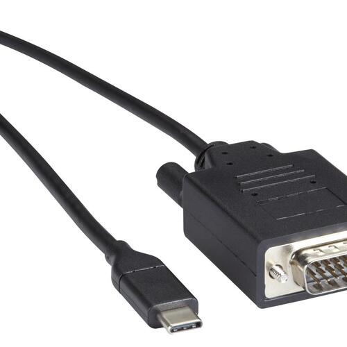 Black Box Usb-c Adapter Cable - Usb-c To Vga Adapter, 1920x1200 / 1080p, Dp 1.2 Alt Mode, 3-ft. (0.9-m) (VAUSBC31VGA003)