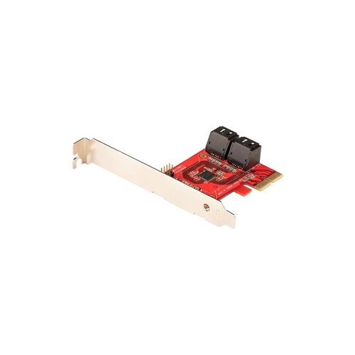 StarTech Sata Pcie Card, 4 Ports, 6gbps, Non-raid (4P6GPCIESATACARD)