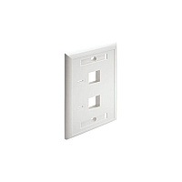 Tripp Lite 2-port Dual Outlet Keystone Wall Plate (N042001WH)