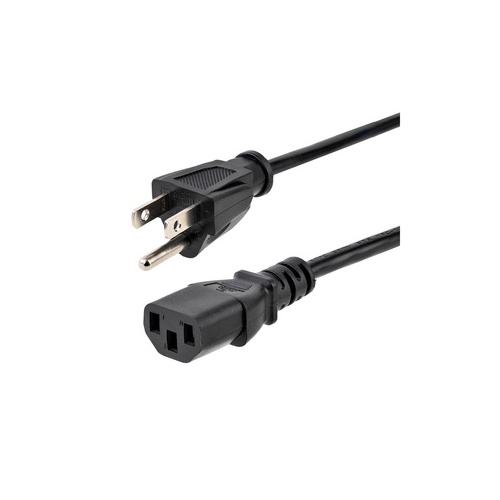StarTech 6ft Computer Power Cord Nema5-15p To C13 (PXT10110PK)
