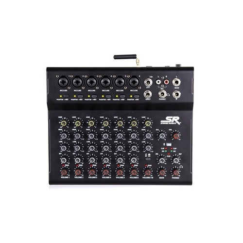 Monoprice Bluetooth Audio Streaming; Usb Recording; On - Board Delay Effect; Phantom Power Option; 2 - Band Eq Each Channel; Robust Metal Construction (625912)