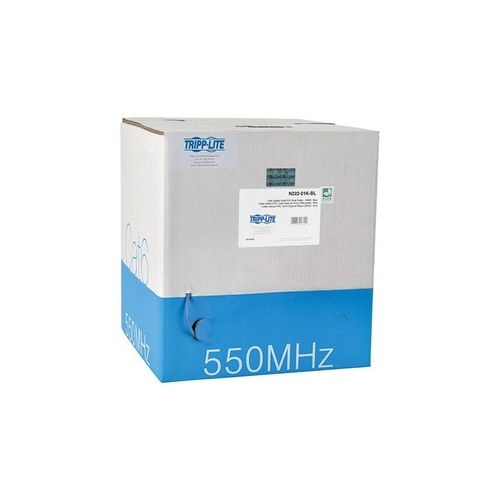 Tripp Lite 1000ft Cat6 Bulk Solid Pvc Cable Blue (N22201KBL)