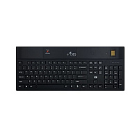 Key Source International 104 Usb Kb W/rfid Dual Freq, Bio Fingerprint, & Cleaning Button (1700SXHFFFB21)