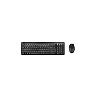 Targus Antimicrobial Fullsize Keyboard And Comfort Mouse Bundle Akb864 + Amb582 Black (AKM618AMUS)