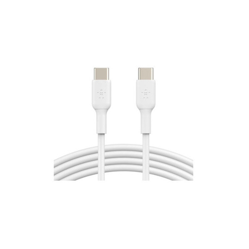 Belkin BOOST CHARGE USB-C to USB-C Cable, 3.3 ft, White (CAB003BT1MWH)