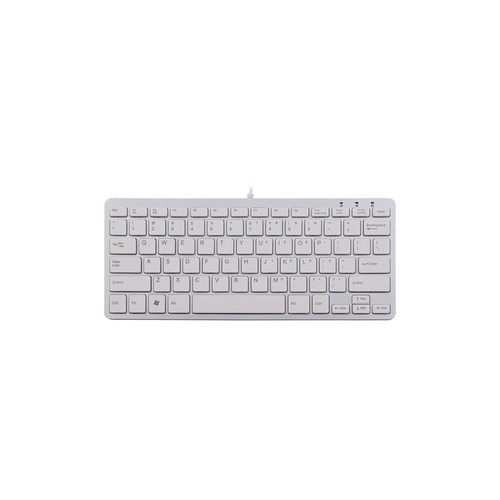 Rapiddeploy R-go Compact Keyboard, Qwerty (us), White, Wired (RGOECQYW)