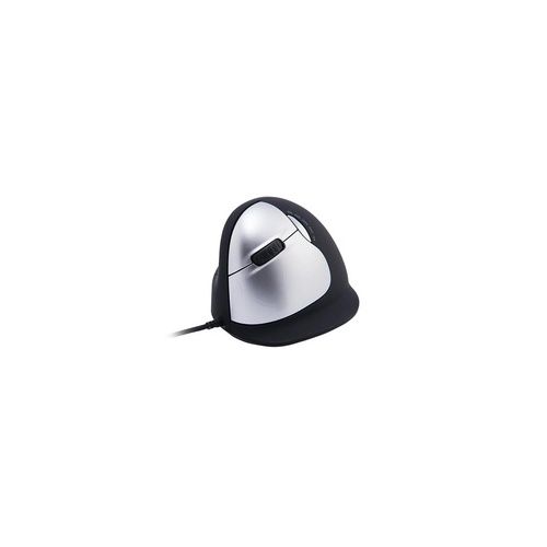Rapiddeploy R-go He Mouse, Ergonomic Mouse, Large (hand Size Above 185mm), Left Handed, Wired (RGOHELELA)