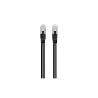 Monoprice Cat6 Poe Ethernet Patch Cable - 600v_ Shielded Rj45_ Solid_ 550mhz_ Stp (u/ftp)_ 24awg_ 14ft_ Black (41037)