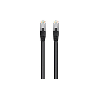 Monoprice Cat6 Poe Ethernet Patch Cable - 600v_ Shielded Rj45_ Solid_ 550mhz_ Stp (u/ftp)_ 24awg_ 20ft_ Black (41038)