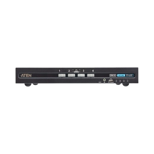 Aten 4-port Usb Hdmi Singlel Display Pp4.0 Secure Kvm W/ Cac Support (CS1184D4C)