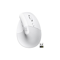 Logitech Lift Vertical Ergonomic Mouse - Off-white (910006469)