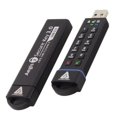 Apricorn 120g 256b Aes Xts Encrypted Secr Usb 3.0 (ASK3120GB)