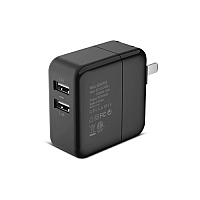 Cellairis Wall Adapter - Dual Usb-a 4.8a (2.4a + 2.4a) Black (040150093)