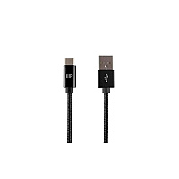 Monoprice Fast Charging 3a/60w; Braided Jacket: Aluminum Connectors; 480mbps Data Transfer (38901)