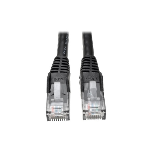 Tripp Lite 3ft Cat6 Snagless Patch Cable M/m Black (N201003BK)