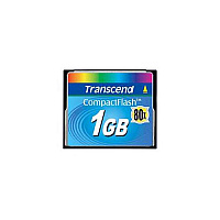 Transcend Flash Memory Card 1 Gb 80x Cf (TS1GCF80)