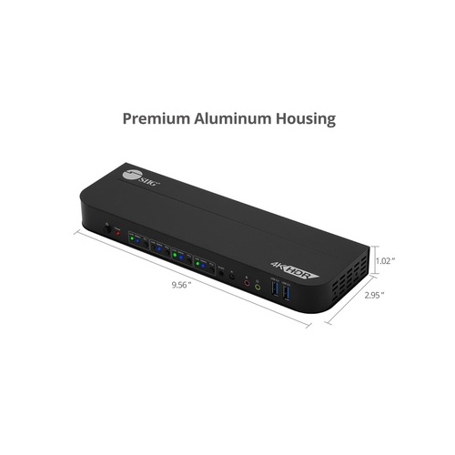 SIIG 4x1 Hdmi 4k Hdr Kvm Usb 3.0 Switch (CEKV0F11S1)