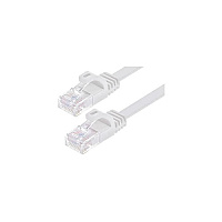 Monoprice Cat6 Patch Cable Flat Design_50ft White (43083)
