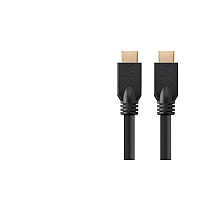 Monoprice 4k No Logo High Speed Hdmi Cable 15ft - Cl2 In Wall Rated 18 Gbps Black - 3 Pack (39530)