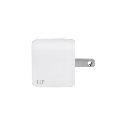 Monoprice Usb-c Charger, 20w 1-port Pd Gan Technology Foldable Wall Charger (42263)