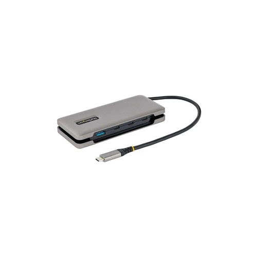 StarTech 4-port Usb-c Hub, 1x Usb-a And 3x Usb-c Ports, Usb 3.1 10gbps, Bus Powered, Usb Type C Hub With 9.8in Wrap-around Cable, Portable Usb-c To Usb-a Hub (HB31CM1A3CB)