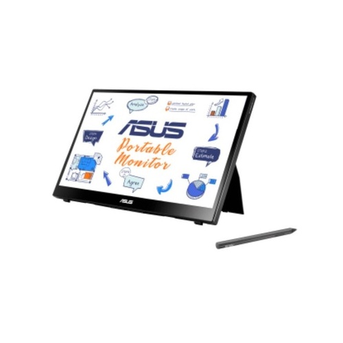 ASUS ZenScreen Ink 14? 1080P Portable Touchscreen Monitor (MB14AHD) - Full HD, IPS, 10-point touch, Stylus Pen (MPP 2.0), Eye Care, USB Type-C, Micro HDMI, Kickstand, Tripod Mountable, 3-Year Warranty