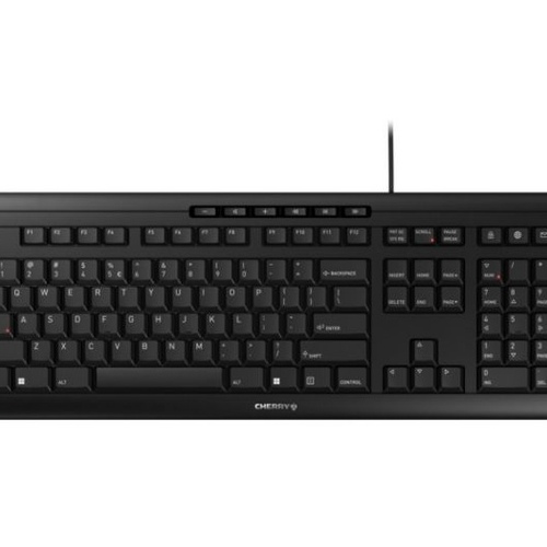 Cherry Americas Stream Keyboard, Corded, Black Uk English (JK8500GB2)