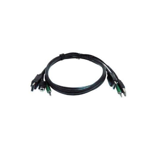Black Box 6 Ft Kvm Usb Displayport Cable With Audio -taa Compliant Non Cancelable/non Returnabl (SKVMCBLDP06TAA)