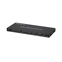 Monoprice Blackbird 4k Hdmi Matrix_ 4x2_ Hdr_ 18g_ 4k@60hz_ Ycbcr 4:4:4_ Edid_ Coaxial Audio_ Powered Switch_ Control Remote (39667)