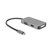 Rocstor Usb-c Multiport Adapter - Aluminum Grey (Y10A266A1)