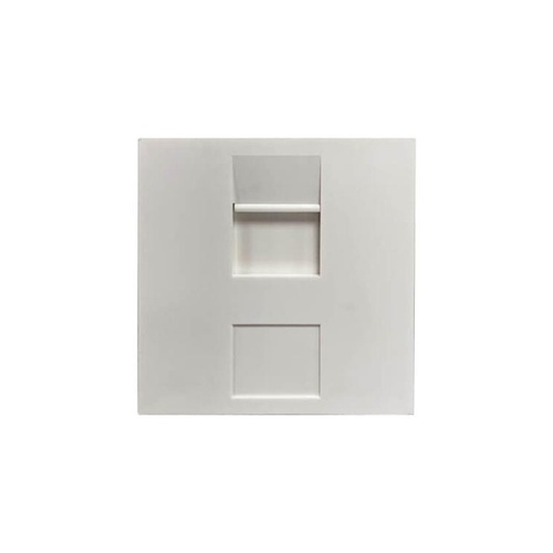 Tripp Lite Uk-style Unloaded 1-port 50x50 Mm, White (N042UWM1S)