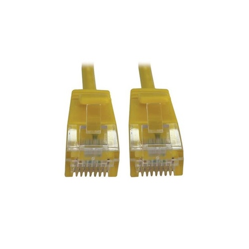 Tripp Lite Cat6 Cable Snagless Slim M/m Yellow 1ft (N261S01YW)