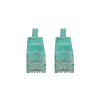 Tripp Lite Cat6 Cable Snagless Slim Aqua M/m 15ft (N261S15AQ)