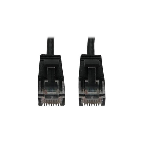 Tripp Lite Cat6 Cable Snagless Slim M/m Black 6in (N261S6NBK)