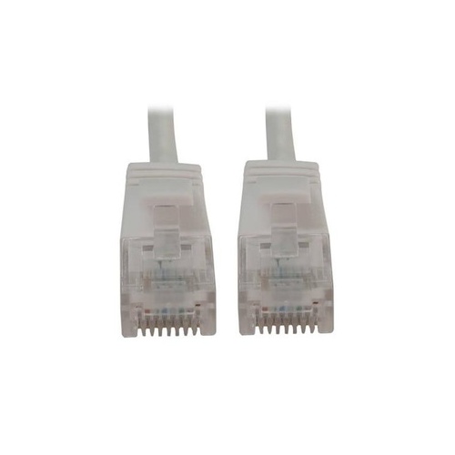 Tripp Lite Cat6 Cable Snagless Slim M/m White 6in (N261S6NWH)