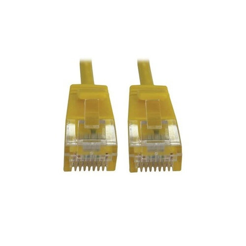 Tripp Lite Cat6 Cable Snagless Slim M/m Yellow 6in (N261S6NYW)
