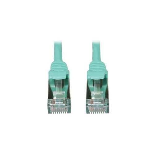 Tripp Lite Cat6 Cable Shielded Slim M/m Aqua 5ft (N262S05AQ)