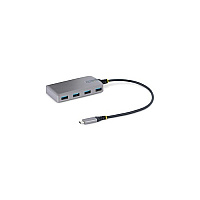StarTech 4-port Usb-c Hub - 5gbps - Bus Powered - Usb C To 4x Usb-a Hub W/ Optional Auxiliary Power Input - Portable Desktop/laptop Usb Hub - 1ft (30cm) Cable (5G4ABUSBCHUB)