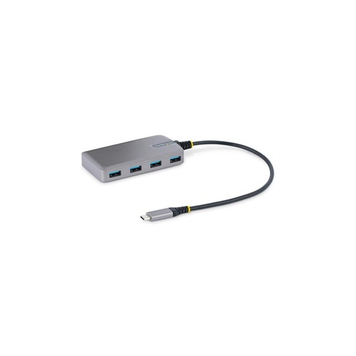 StarTech 4-port Usb-c Hub - 5gbps - Bus Powered - Usb C To 4x Usb-a Hub W/ Optional Auxiliary Power Input - Portable Desktop/laptop Usb Hub - 1ft (30cm) Cable (5G4ABUSBCHUB)